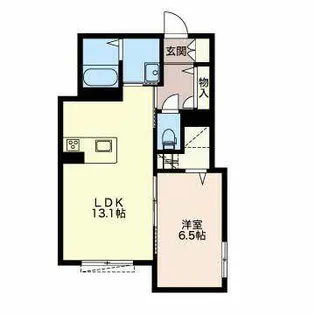 K’sメゾン【0101号室】の間取り