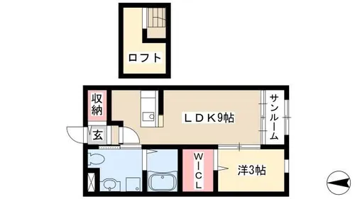 アルベログラン21【2階】の間取り