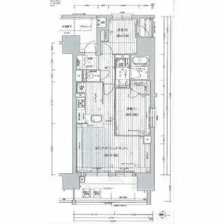 プレサンスグラン栄THE TOWER【1205号室】の間取り