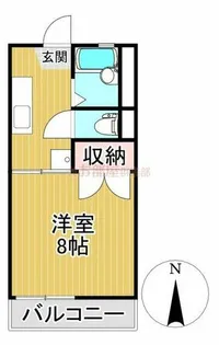 ウッディーハイツ【1階】の間取り