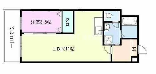 グランアミティエ【6階】の間取り