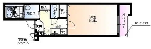 大阪府大阪市東淀川区豊新3丁目【アパート】の間取り