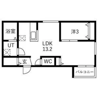 リトリート氷室【1階】の間取り