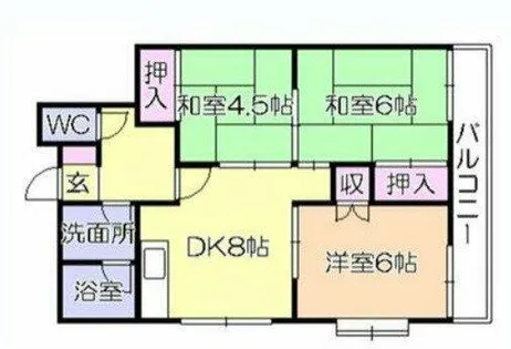 メゾン田島【3階】の間取り