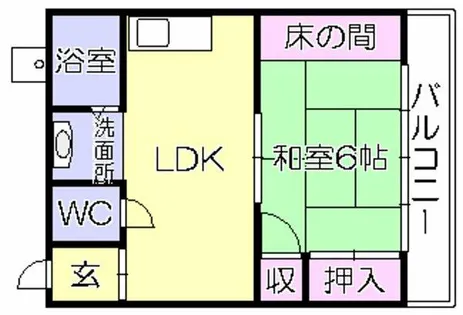 コーポナカシマ【2階】の間取り