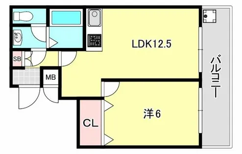 白蘭マンション【3階】の間取り
