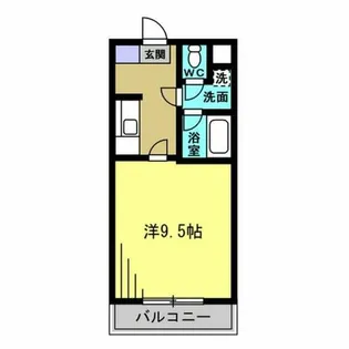 リプレハイレイク【2A号室】の間取り