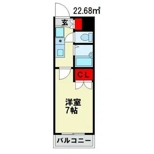 セントラルハイツ元塩【3階】の間取り
