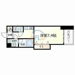 グレンパーク中川【10階】の間取り