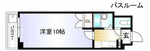 ロイヤルリージェント【6階】の間取り