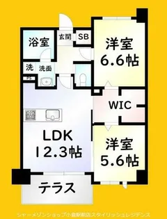 Gran Stella Nagao【7階】の間取り