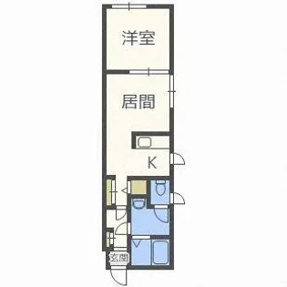 グランデ【203号室】の間取り