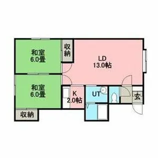 ピアコート手稲本町A【202号室】の間取り