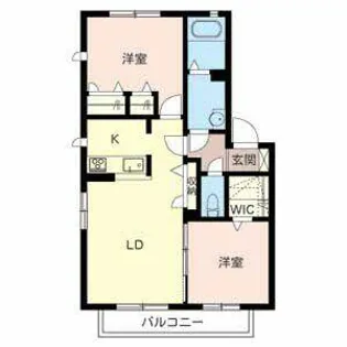シャーメゾン ブルーム【0205号室】の間取り
