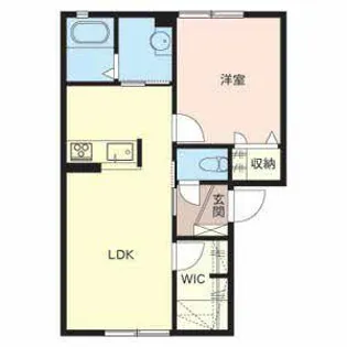 グリーンメゾン菰川C【0101号室】の間取り