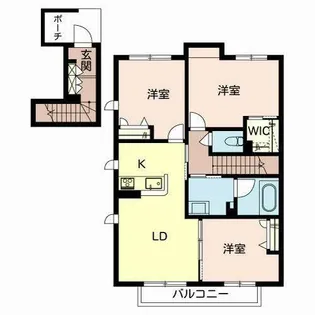 シャーメゾンfelice【0201号室】の間取り