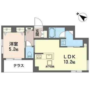 シャーメゾン ノワリー【1階】の間取り