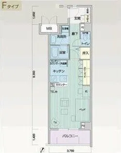 メイビル向陽町【1階】の間取り