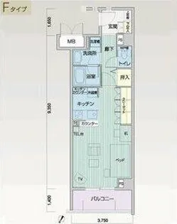 メイビル向陽町【1階】の間取り