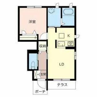 ShaMaison sophie【0103号室】の間取り