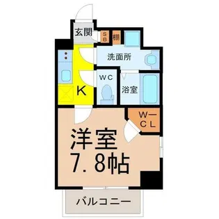 エスリード名古屋東別院【6階】の間取り
