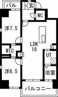 コモレビスクエア名駅北【10階】の間取り