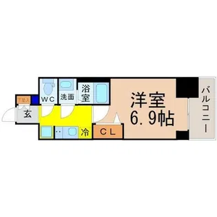 プレサンスTHE久屋大通レジェンド【13階】の間取り