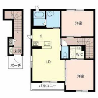 アルカディアコートII【B201号室】の間取り
