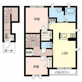 シャーメゾンOCTO【0203号室】の間取り