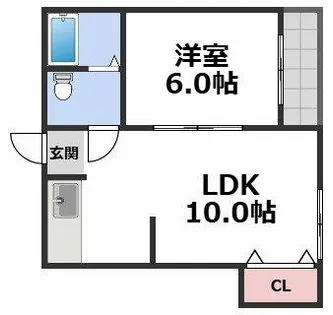 メゾンロータリー【4階】の間取り