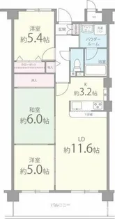 カムフォーラⅡ【2階】の間取り