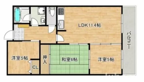 アドバン【2階】の間取り