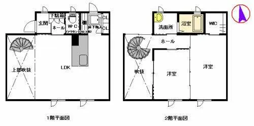 カーザ・デ・武士【A0001号室】の間取り