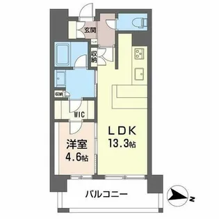 シャーメゾンステージBEFU【A0402号室】の間取り