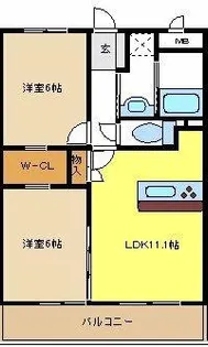 ハーモニー本郷【302号室】の間取り