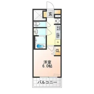 プレサンス大津京町ベルリーヴァ【11階】の間取り
