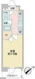 ベルファース川原通【4階】の間取り