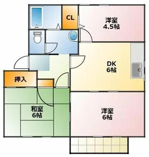 ユトリロ東脇【2階】の間取り