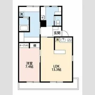 フィオーレコリーナ【4階】の間取り