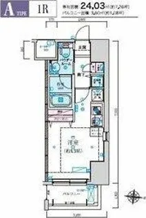 リヴシティ栄【4階】の間取り