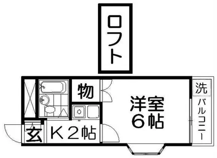レオパレス寝屋川第5【2階】の間取り
