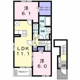 サニー ブルック【2階】の間取り