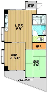 メゾン板宿【2階】の間取り