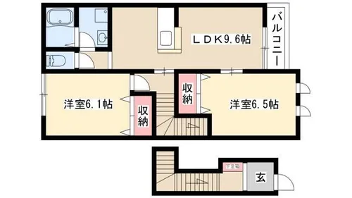 スミエール【202号室】の間取り
