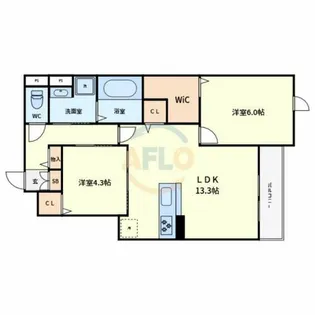 メゾン ド セリジエ【3階】の間取り