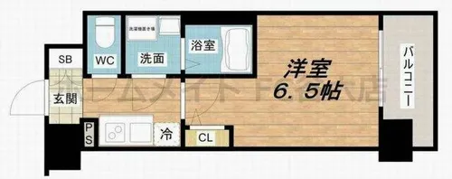 エスリード梅田グレイス【3階】の間取り