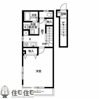 アンプルール リーブル Danke【205号室】の間取り