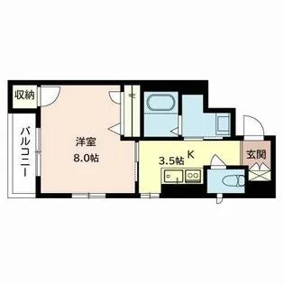 ShaMaison K.Haruka【0303号室】の間取り