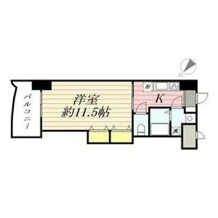 ロイヤル博多駅前【1213号室】の間取り