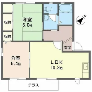 リバーサイド湯浅【0105号室】の間取り